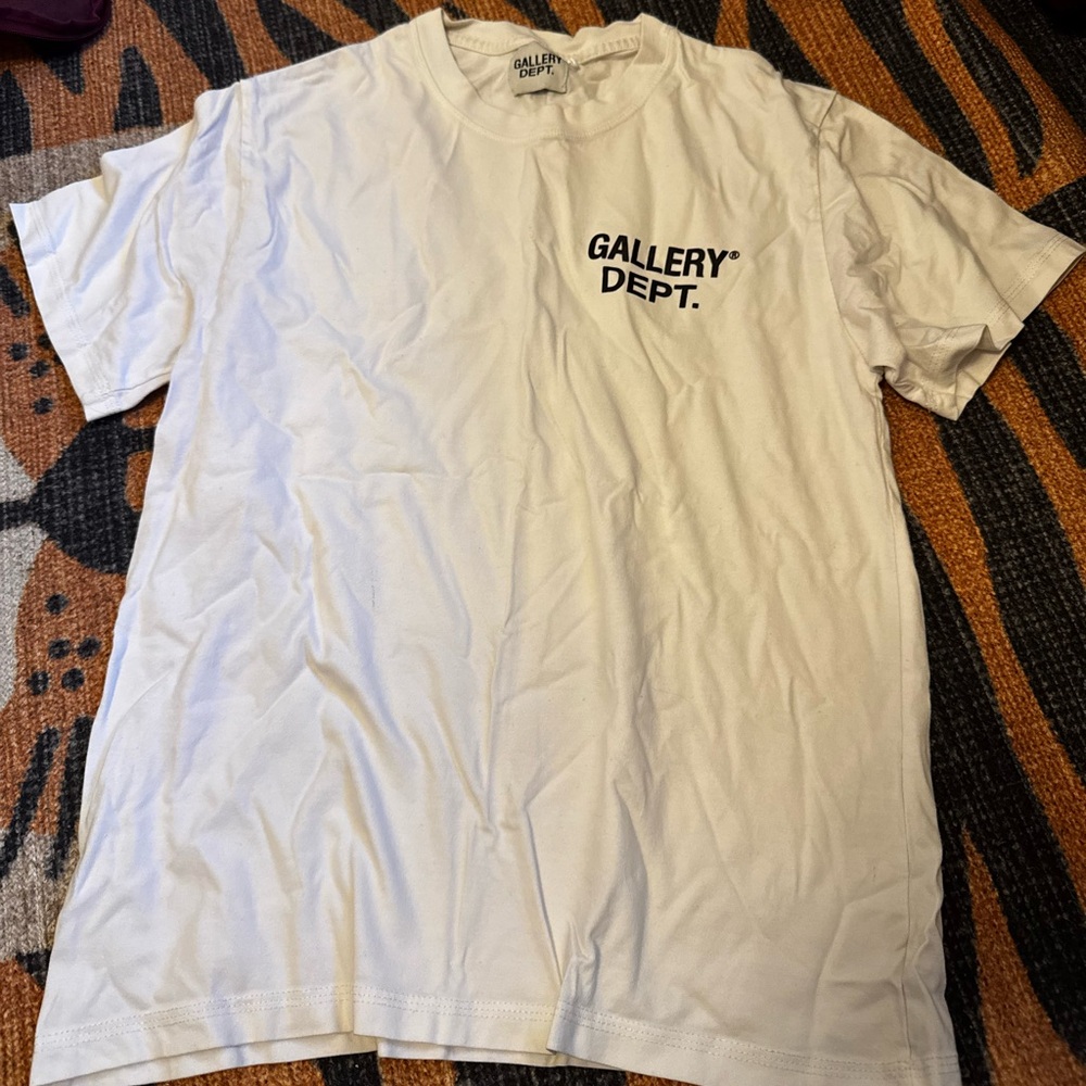 Gallery Dept White Short Sleeve Tee